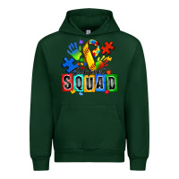 Foreset Green softball support squad autism Urban Hoodie - Zillion Design Studio