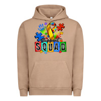 Pigment Burro softball support squad autism Urban Hoodie - Zillion Design Studio