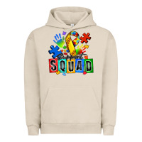 Pigment French Oak softball support squad autism Urban Hoodie - Zillion Design Studio