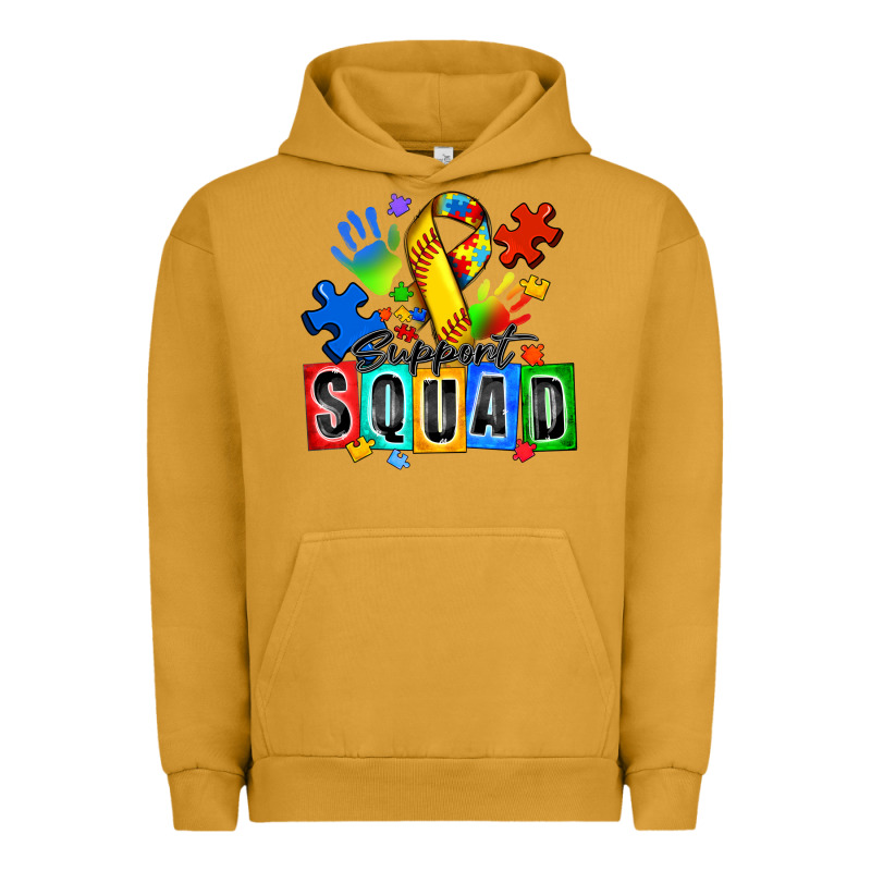 Softball Support Squad Autism Urban Hoodie by Zillion Design Studio | Teevron