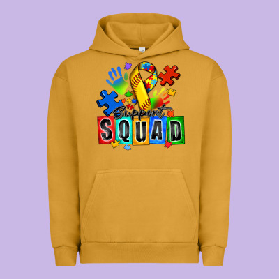 Softball Support Squad Autism Urban Hoodie Designed By Zillion Design Studio