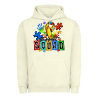 Pigment Pistachio softball support squad autism Urban Hoodie - Zillion Design Studio