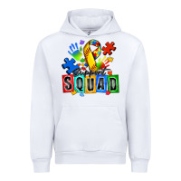 White softball support squad autism Urban Hoodie - Zillion Design Studio