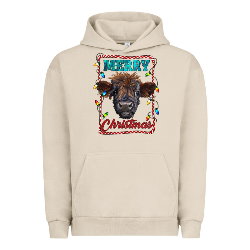 Merry Christmas Calf Urban Hoodie by RanaPortraitStore | Teevron
