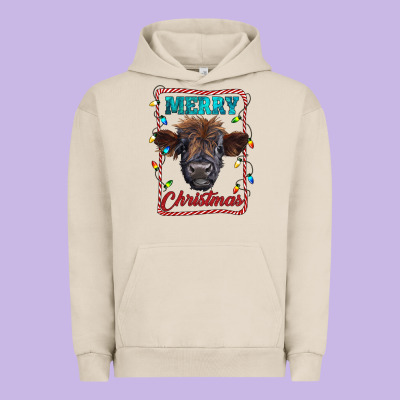 Urban Hoodie Merry Christmas Calf