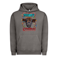 Pigment Tornado Merry Christmas Calf Urban Hoodie - RanaPortraitStore