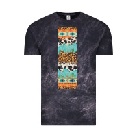 Cloud Black fall pattern Vintage Tee - Artiststas