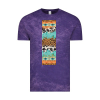 Cloud Purple fall pattern Vintage Tee - Artiststas