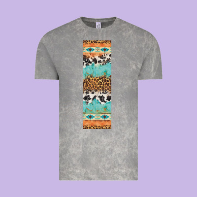 Fall Pattern Vintage Tee Designed By Artiststas