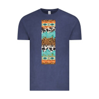 Vintage Denim fall pattern Vintage Tee - Artiststas