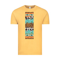 Vintage Mustard fall pattern Vintage Tee - Artiststas