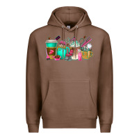 Chestnut hair hustler coffee cups Premium Hoodie - texasbilliewilder