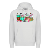 Dove Grey hair hustler coffee cups Premium Hoodie - texasbilliewilder