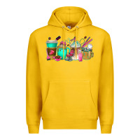 Lemon hair hustler coffee cups Premium Hoodie - texasbilliewilder