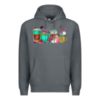 Rock hair hustler coffee cups Premium Hoodie - texasbilliewilder
