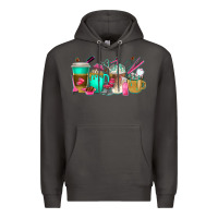 Smoke hair hustler coffee cups Premium Hoodie - texasbilliewilder
