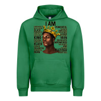 Emerald afro man black king i am Urban Hoodie - texasbilliewilder