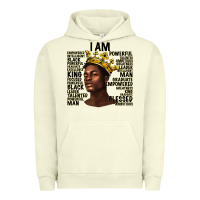 Pigment Pistachio afro man black king i am Urban Hoodie - texasbilliewilder