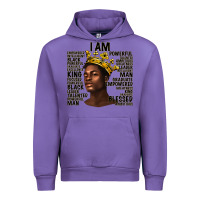 Tulip afro man black king i am Urban Hoodie - texasbilliewilder