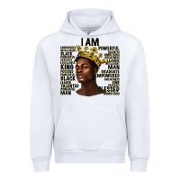 White afro man black king i am Urban Hoodie - texasbilliewilder
