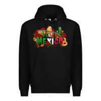 Black viva mexico Premium Hoodie - Zillion Design Studio
