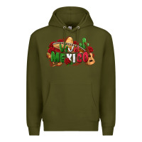 Army Green viva mexico Premium Hoodie - Zillion Design Studio