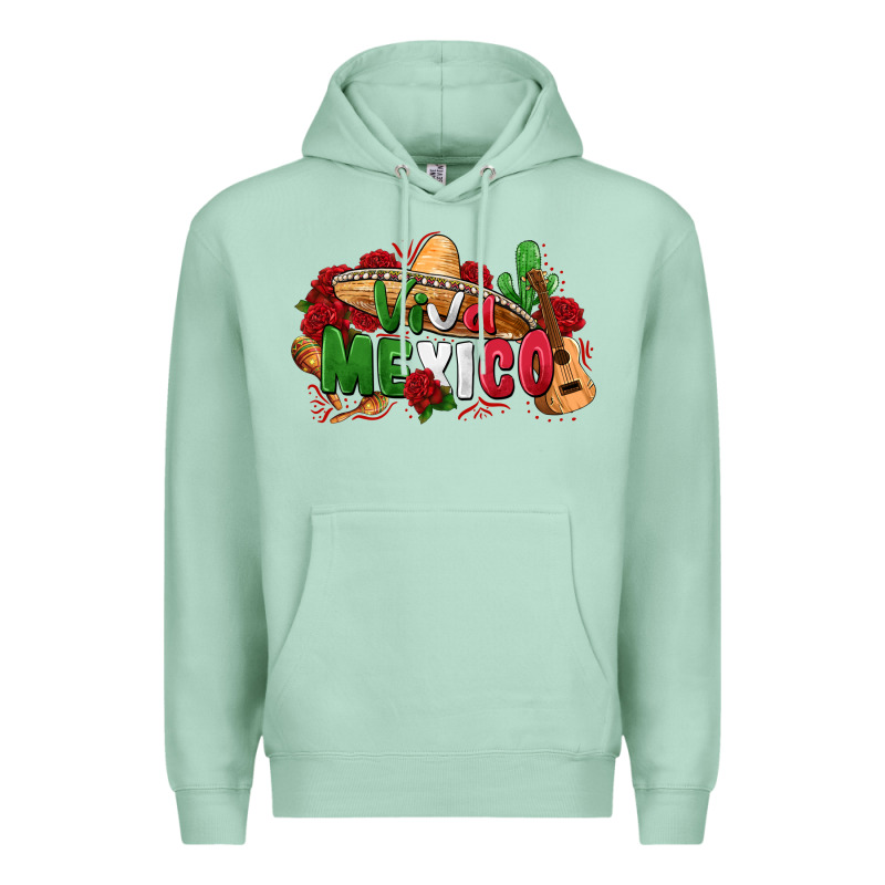 Viva Mexico Premium Hoodie by Zillion Design Studio | Teevron
