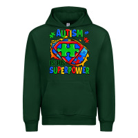 Forest Green autism is his superpower ripped Urban Hoodie - Zillion Design Studio
