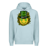 Blue Mist st. patrick's day pinch proof lucky face Premium Hoodie - RanaPortraitStore