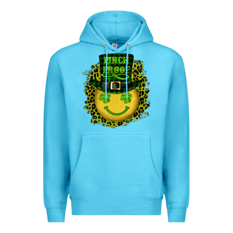 St. Patrick's Day Pinch Proof Lucky Face Premium Hoodie by RanaPortraitStore | Teevron