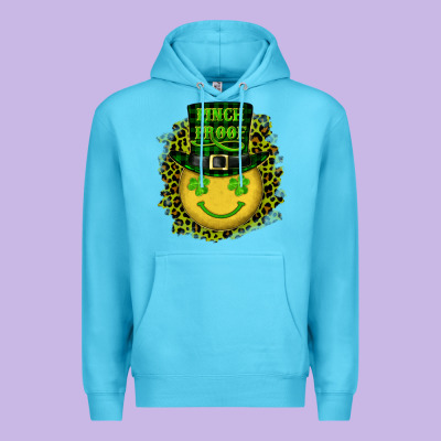 St. Patrick's Day Pinch Proof Lucky Face Premium Hoodie Designed By Ranaportraitstore