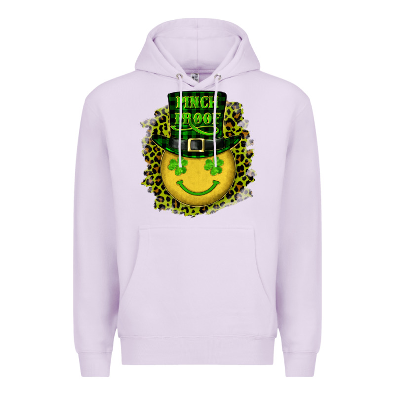 St. Patrick's Day Pinch Proof Lucky Face Premium Hoodie by RanaPortraitStore | Teevron