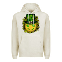 Oatmeal Heather st. patrick's day pinch proof lucky face Premium Hoodie - RanaPortraitStore