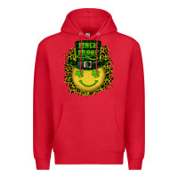 Red st. patrick's day pinch proof lucky face Premium Hoodie - RanaPortraitStore