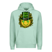 Seafoam st. patrick's day pinch proof lucky face Premium Hoodie - RanaPortraitStore