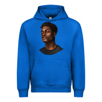 Cobalt afro man Urban Hoodie - texasbilliewilder