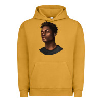 Pigment Peanut Butter afro man Urban Hoodie - texasbilliewilder