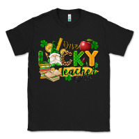 Black one lucky teacher Classic Tee - FaDigitalArtStudio