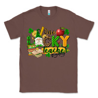 Chestnut one lucky teacher Classic Tee - FaDigitalArtStudio