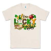 Natural one lucky teacher Classic Tee - FaDigitalArtStudio