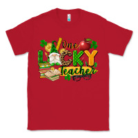 Red one lucky teacher Classic Tee - FaDigitalArtStudio