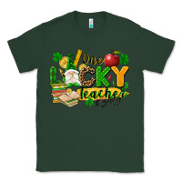 Sports Green one lucky teacher Classic Tee - FaDigitalArtStudio