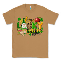 Toasted Coconut one lucky teacher Classic Tee - FaDigitalArtStudio