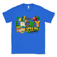 True Royal one lucky teacher Classic Tee - FaDigitalArtStudio