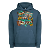 Pigment Midnight Navy 90s country casette tapes Urban Hoodie - texasbilliewilder