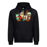 Black german shepherd black and grey cat coffee cups Urban Hoodie - Zillion Design Studio