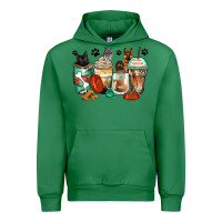 Emerald german shepherd black and grey cat coffee cups Urban Hoodie - Zillion Design Studio
