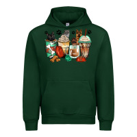 Forest Green german shepherd black and grey cat coffee cups Urban Hoodie - Zillion Design Studio