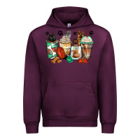 Mauve Wine german shepherd black and grey cat coffee cups Urban Hoodie - Zillion Design Studio