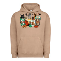 Pigment Burro german shepherd black and grey cat coffee cups Urban Hoodie - Zillion Design Studio